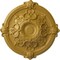 Ekena Millwork Hamilton Ceiling Medallion (Fits Canopies up to 3 3/4"), 17 3/8"OD x 1 3/4"P, Iridescent Gold CM17HAIGS - alternate 1